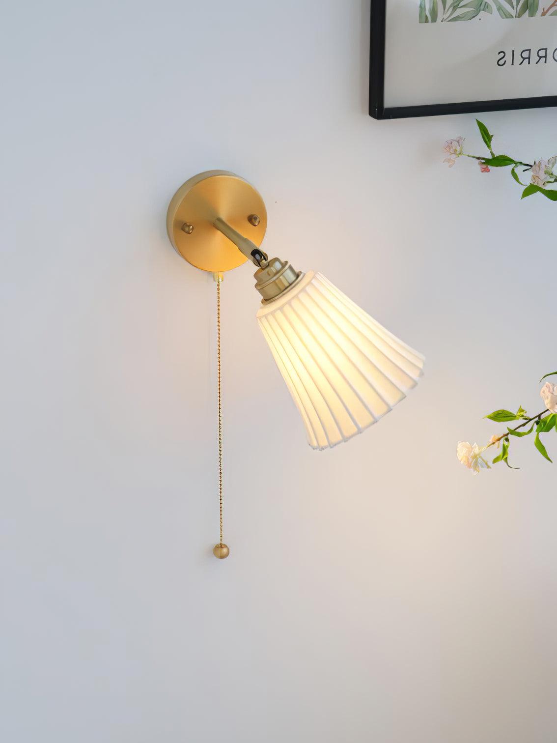 Nominex Vintage wandlamp van keramiek