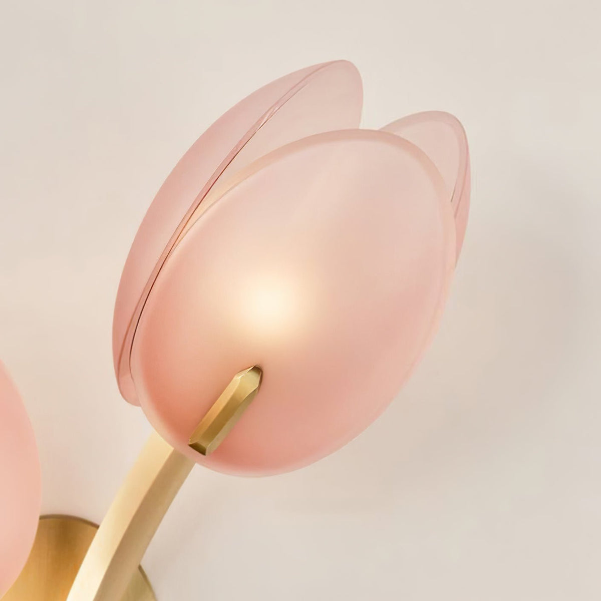 Jovell Noordse kunst Bloemblaad wandlamp van glas