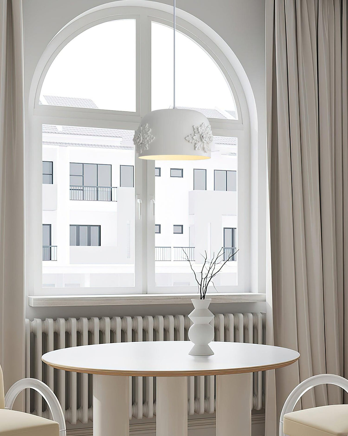 Solstice Minimalistische wandlamp van hars