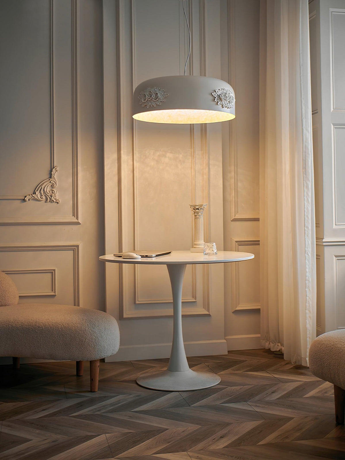 Vilaeos Minimalistische wandlamp van hars