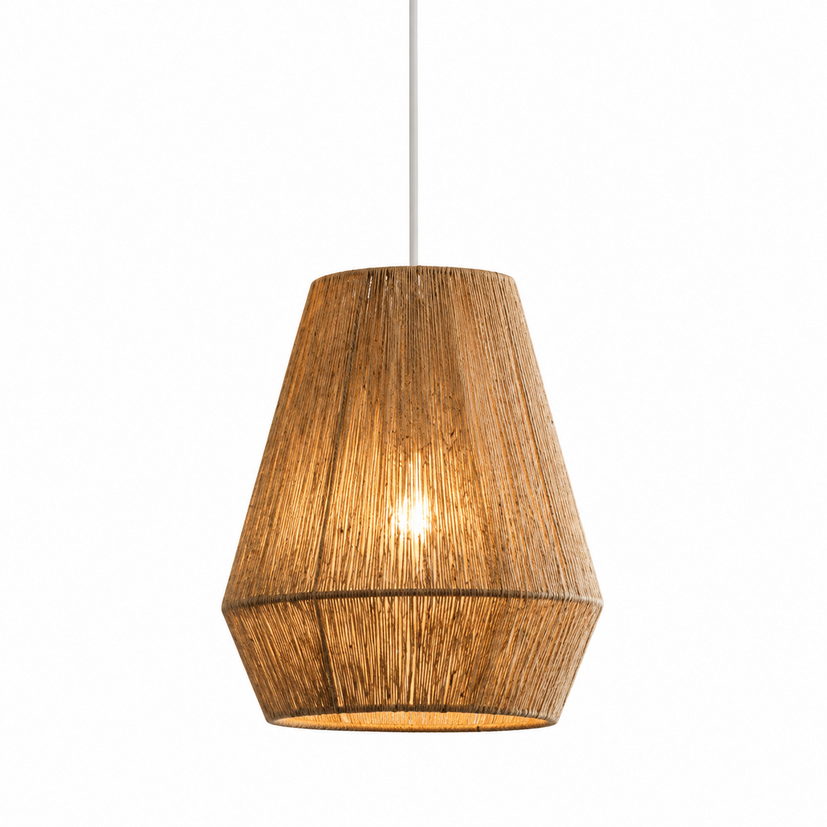 Navenwick hanglamp met gefacetteerde touwrand
