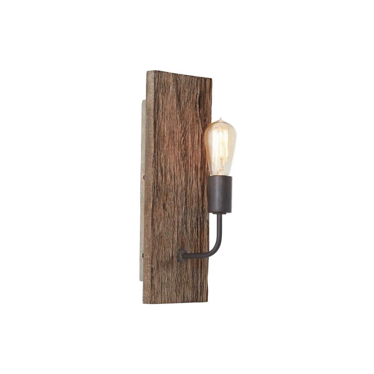 Aveneette wandlamp donker hout