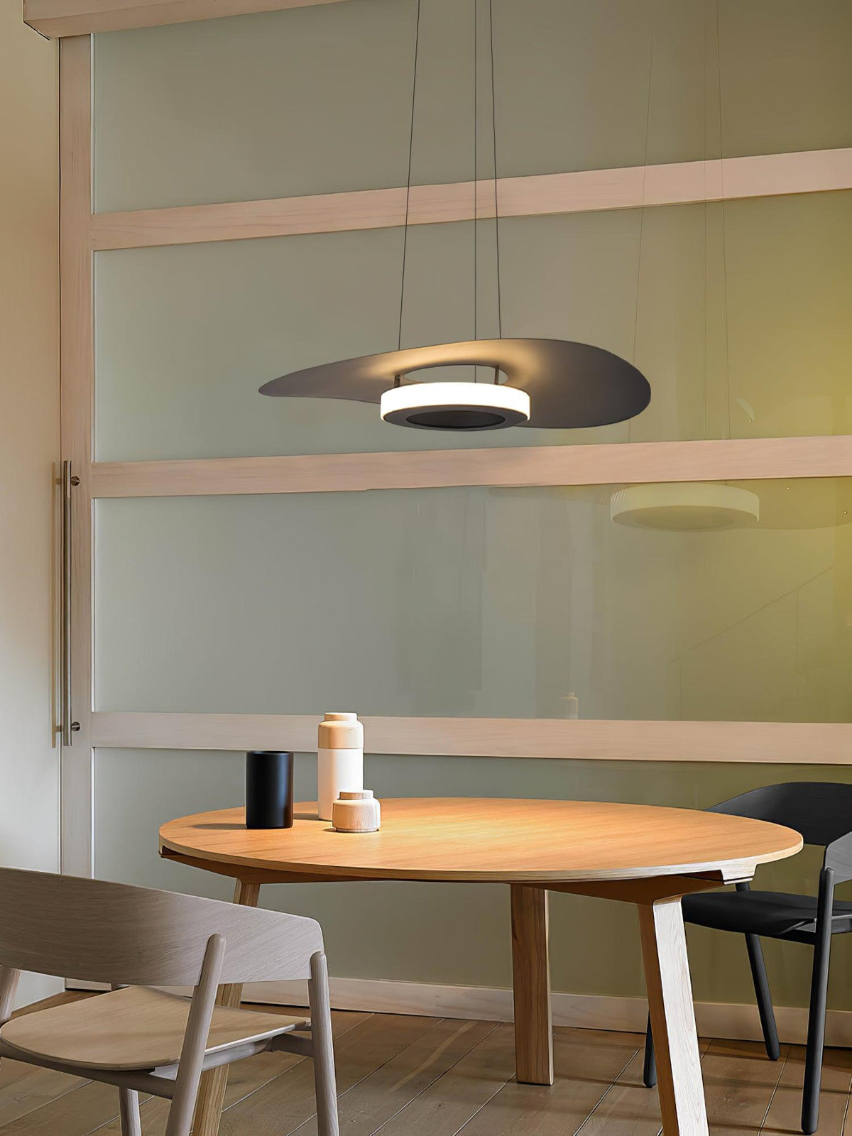 Woka hanglamp aluminium UFO-ring minimalistisch