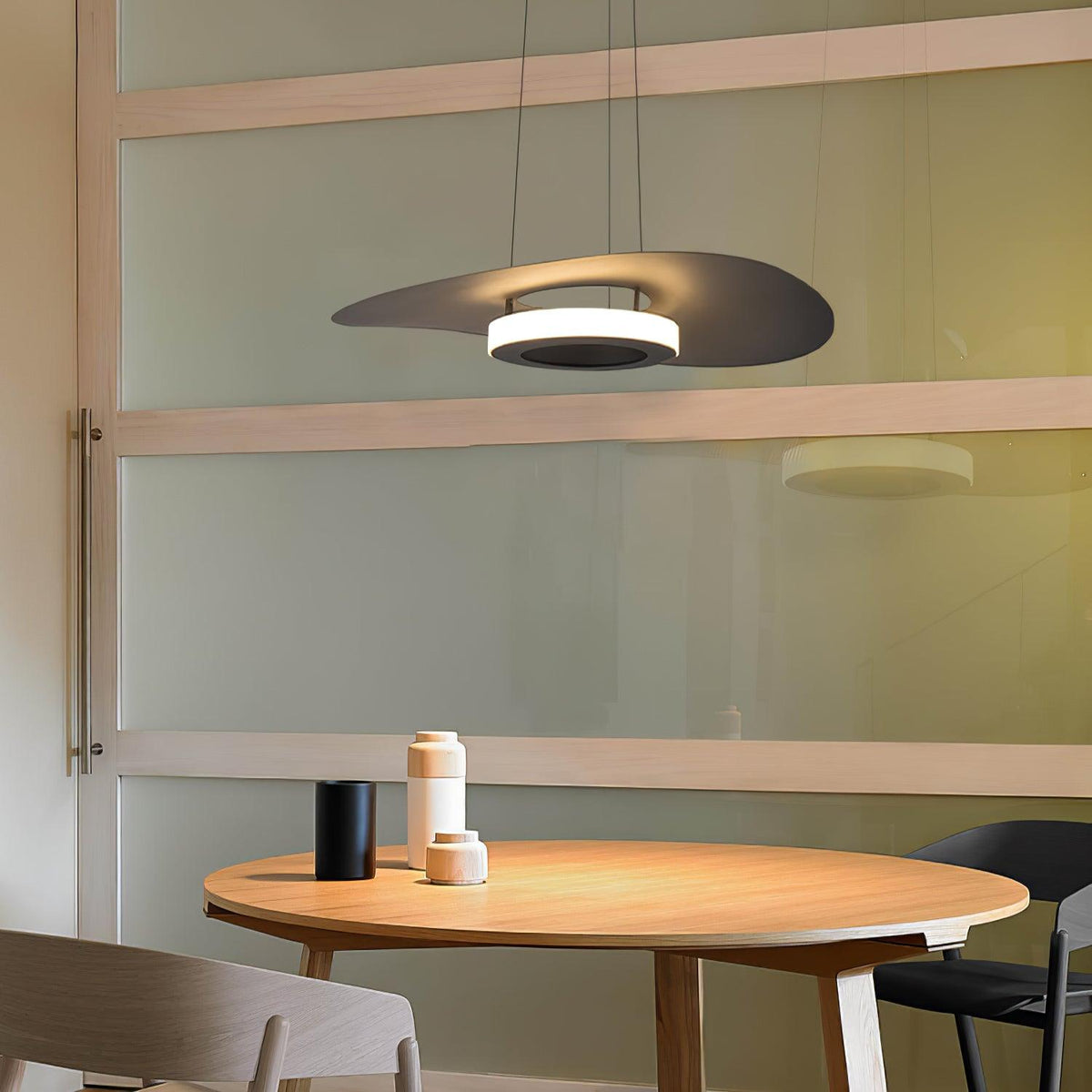 Woka hanglamp aluminium UFO-ring minimalistisch