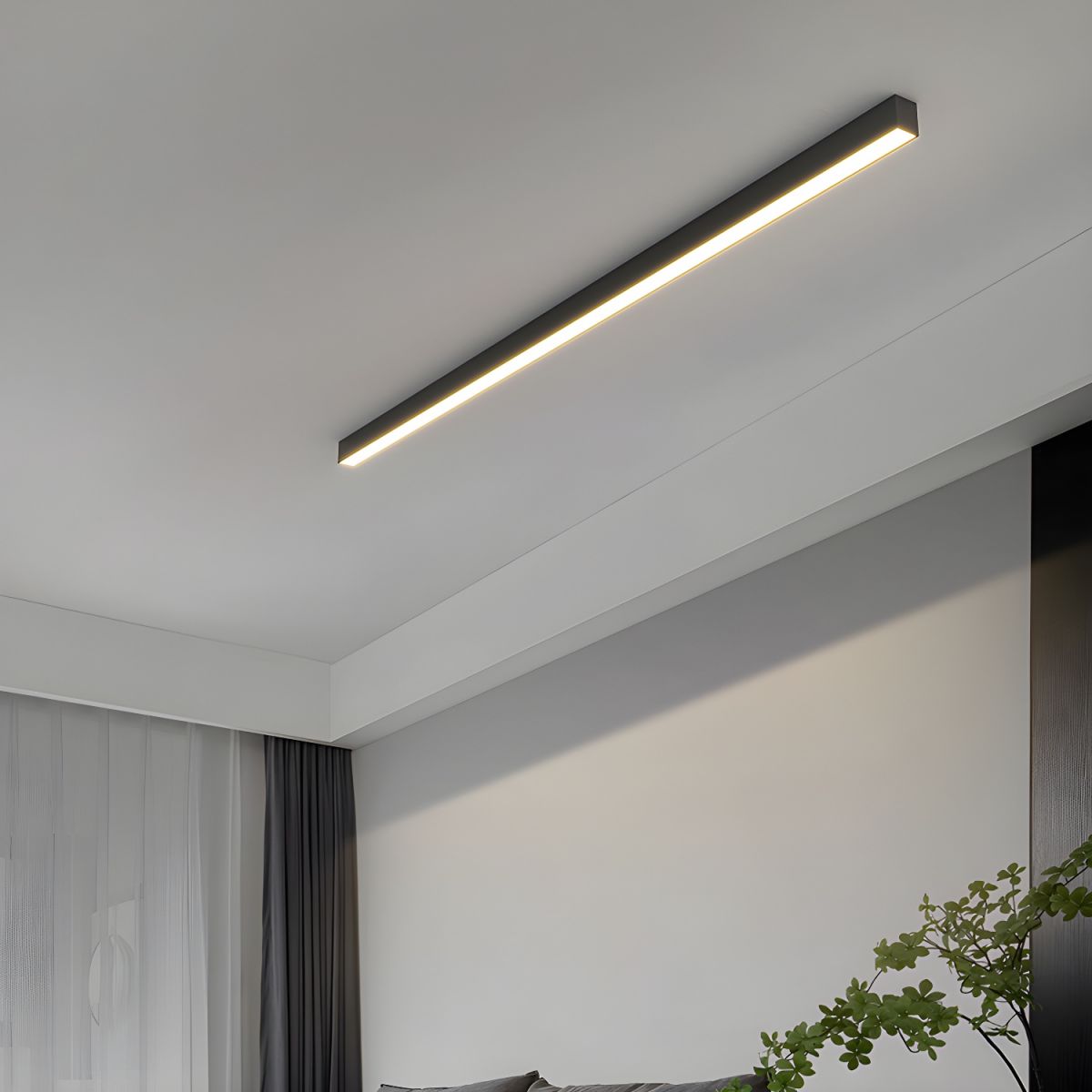 Somino plafondlamp lineair ultra-slim minimalistisch functioneel