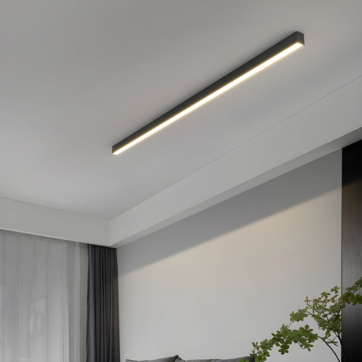 Somino plafondlamp lineair ultra-slim minimalistisch functioneel