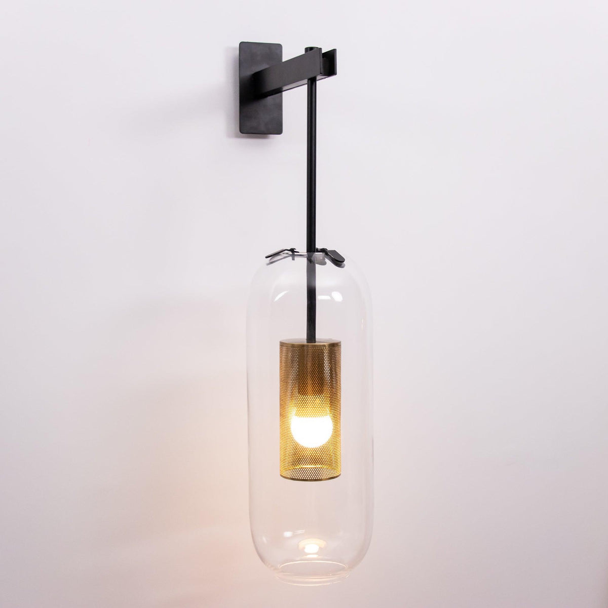 Eirinette Premium Noordse kunst glas wandlamp