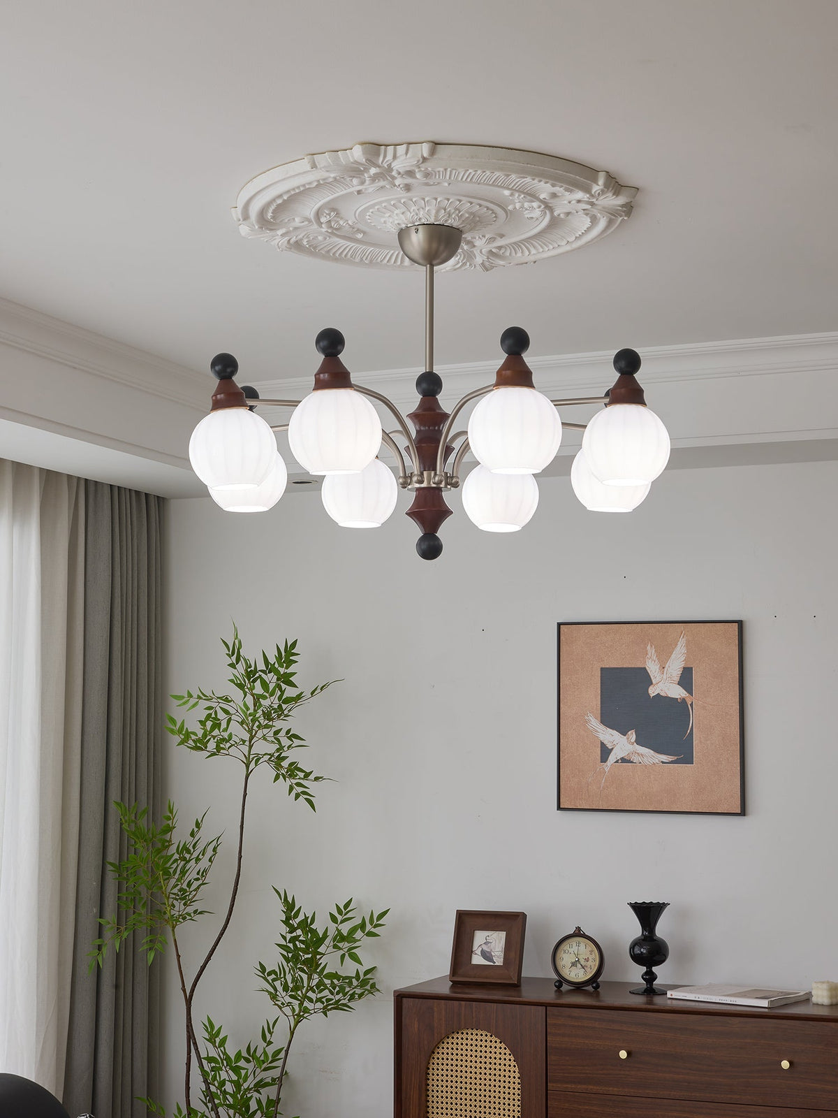 Zosilara traditionele elegantie houten kroonluchter