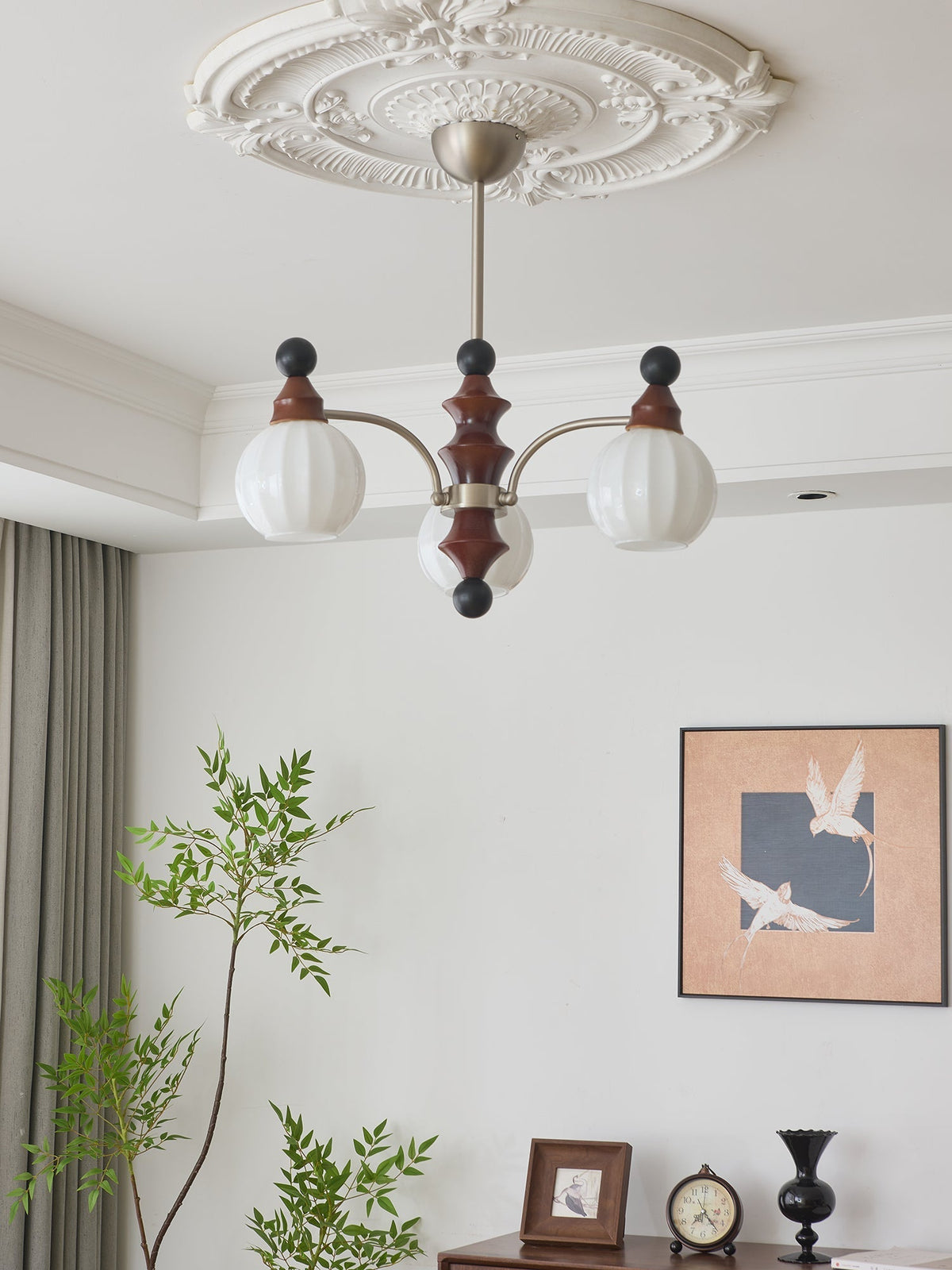 Zosilara traditionele elegantie houten kroonluchter