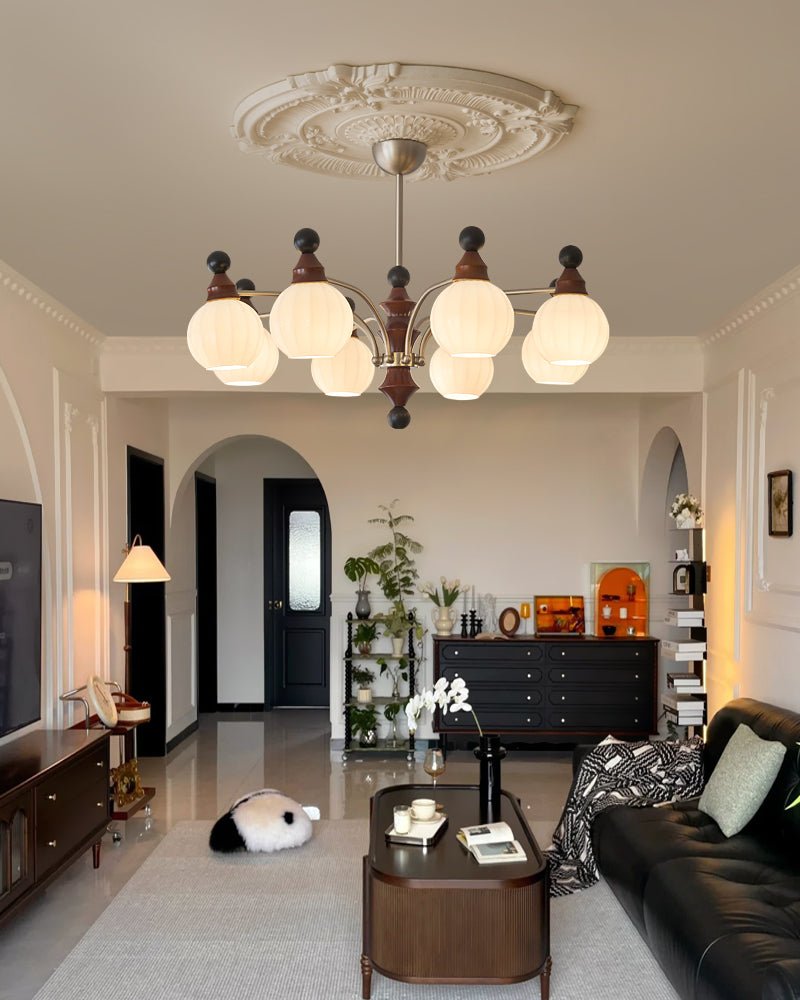 Zosilara traditionele elegantie houten kroonluchter