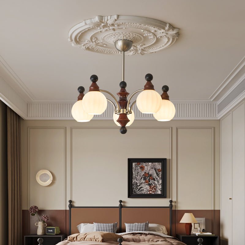 Zosilara traditionele elegantie houten kroonluchter