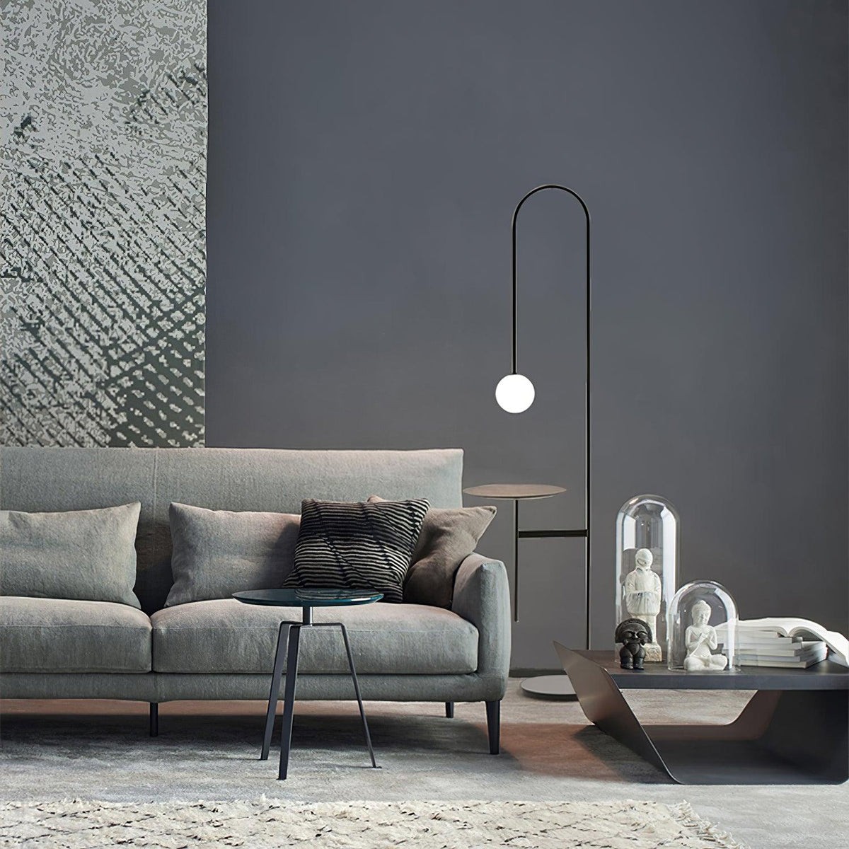 Celonce glas vloerlamp minimalistisch