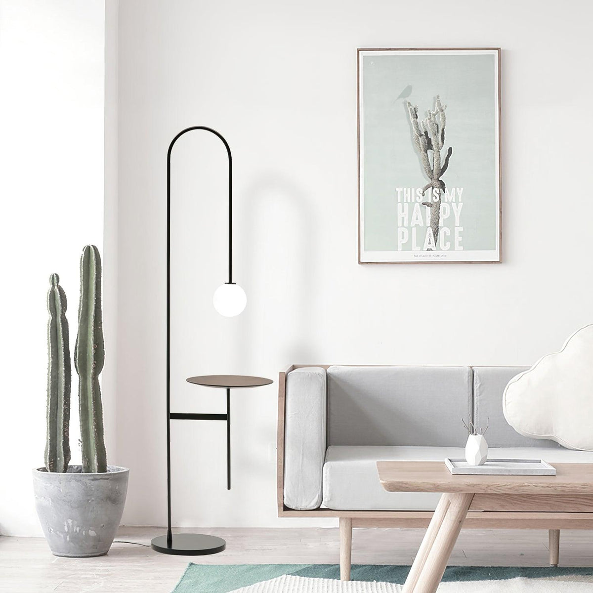 Celonce glas vloerlamp minimalistisch