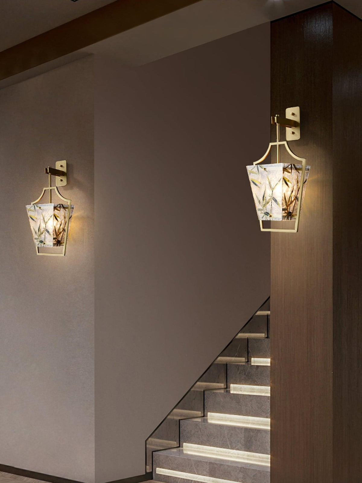 Zenith elegante wandlamp in messing