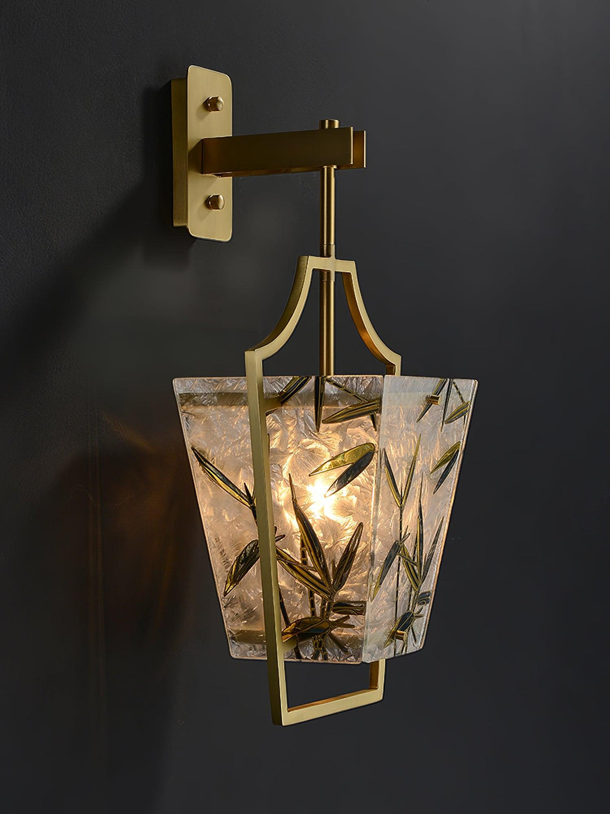 Zenith elegante wandlamp in messing