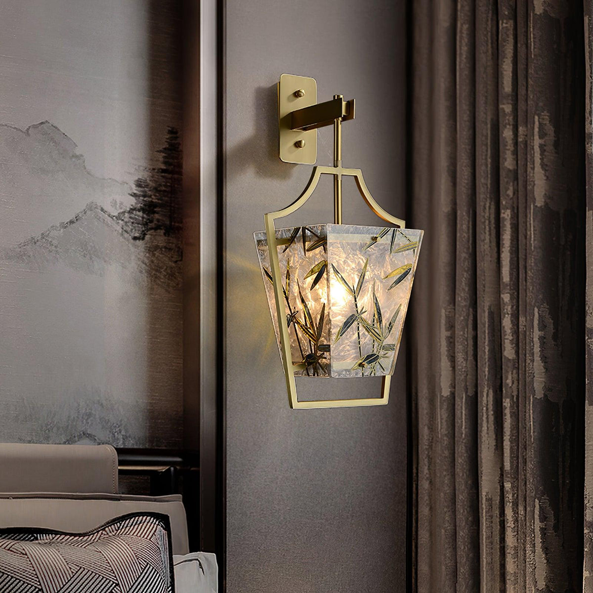 Zenith elegante wandlamp in messing