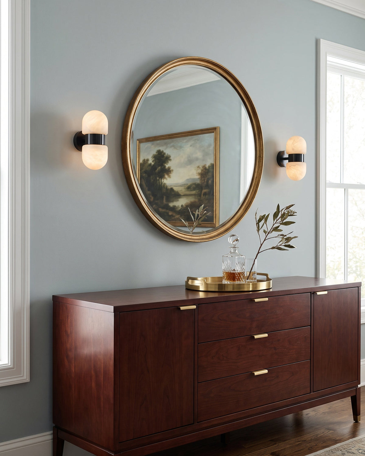 Jorrenhurst Albasten wandlamp