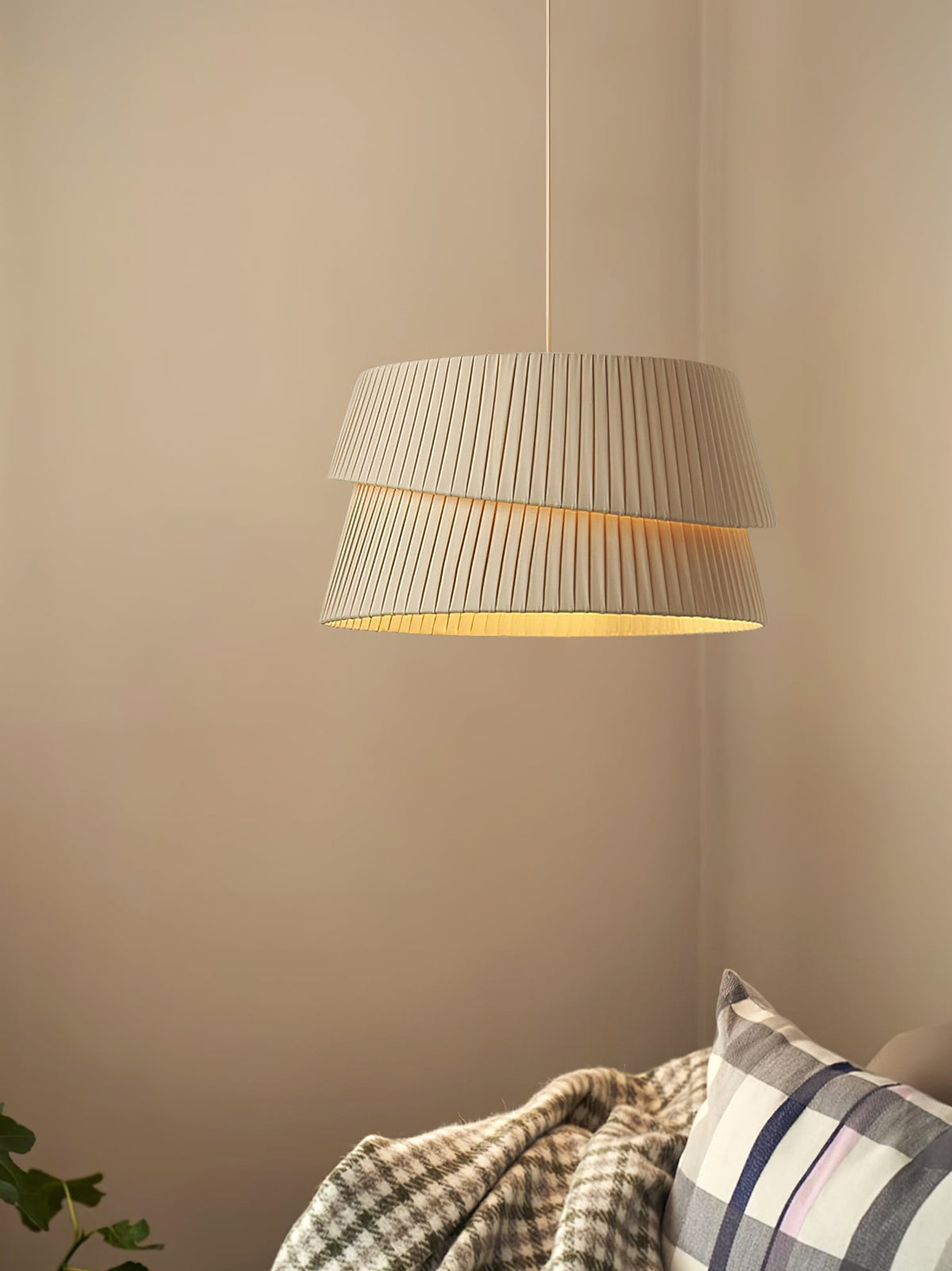Ilira PremiumElegance Twist hanglamp van stof