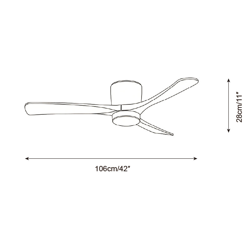 Miroise plafondventilator met verlichting