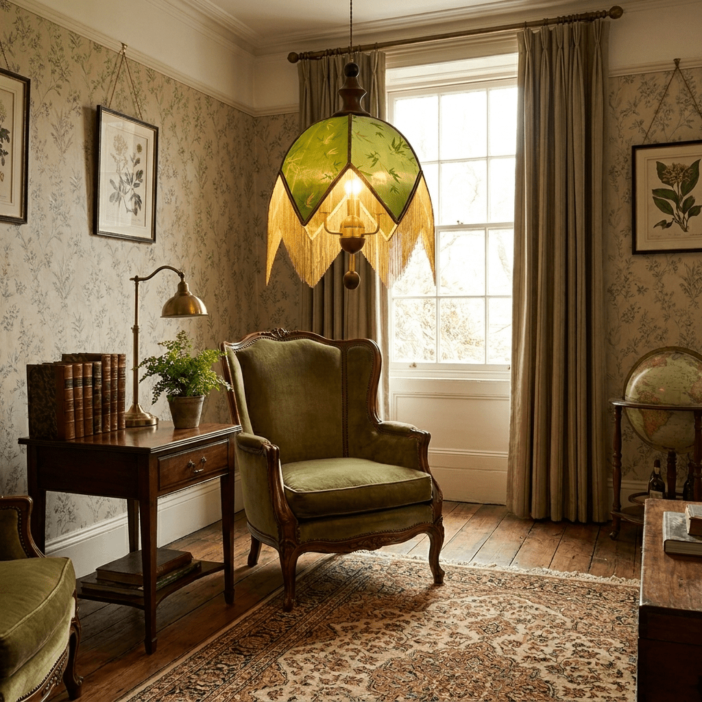 Delphine Verdant Fringe hanglamp
