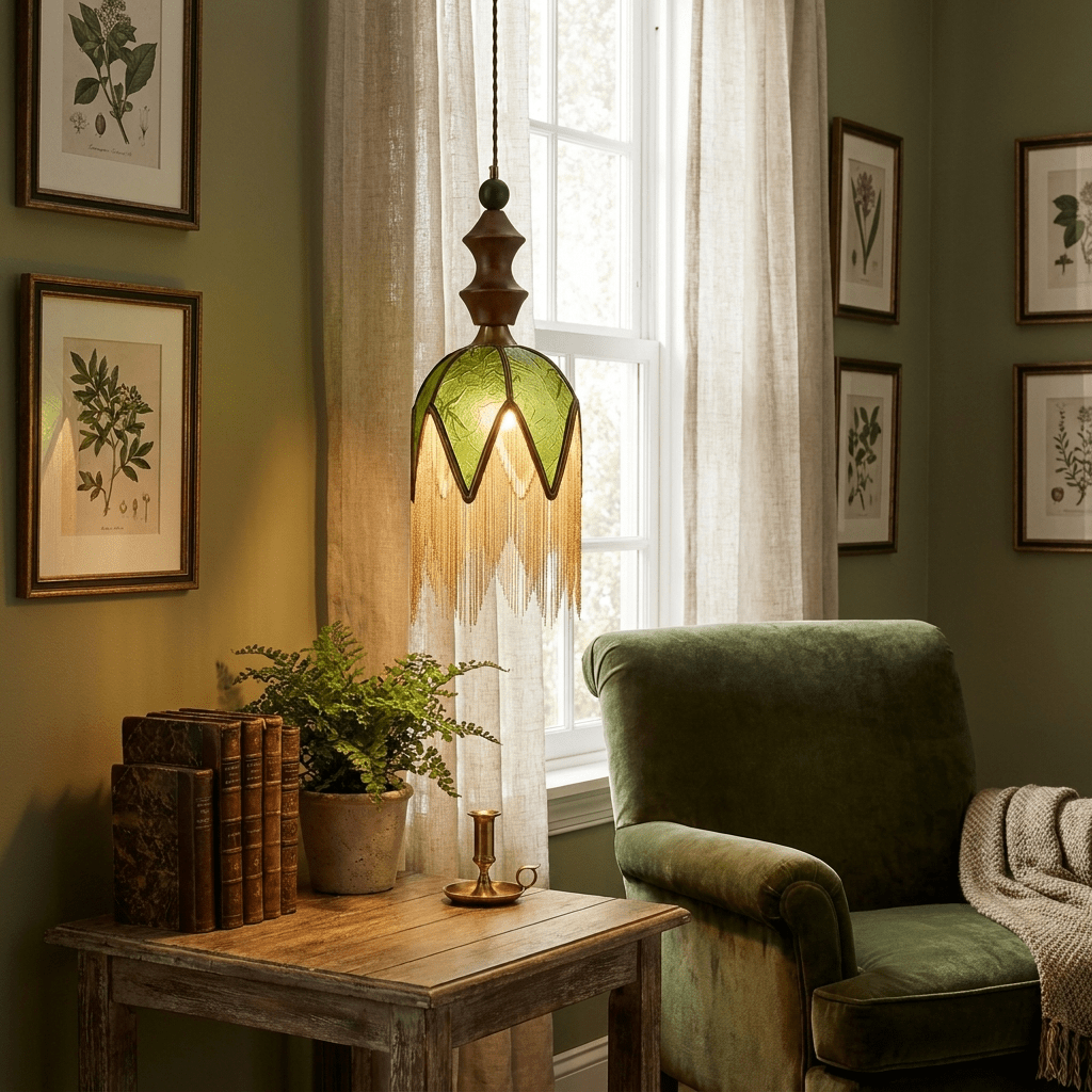 Melisande Verdant Tassel hanglamp
