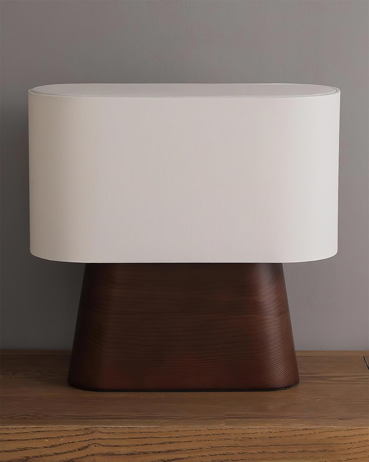 Hadley tafellamp van walnoot