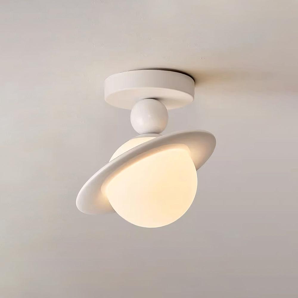 Selvian plafondlamp rood en wit retro
