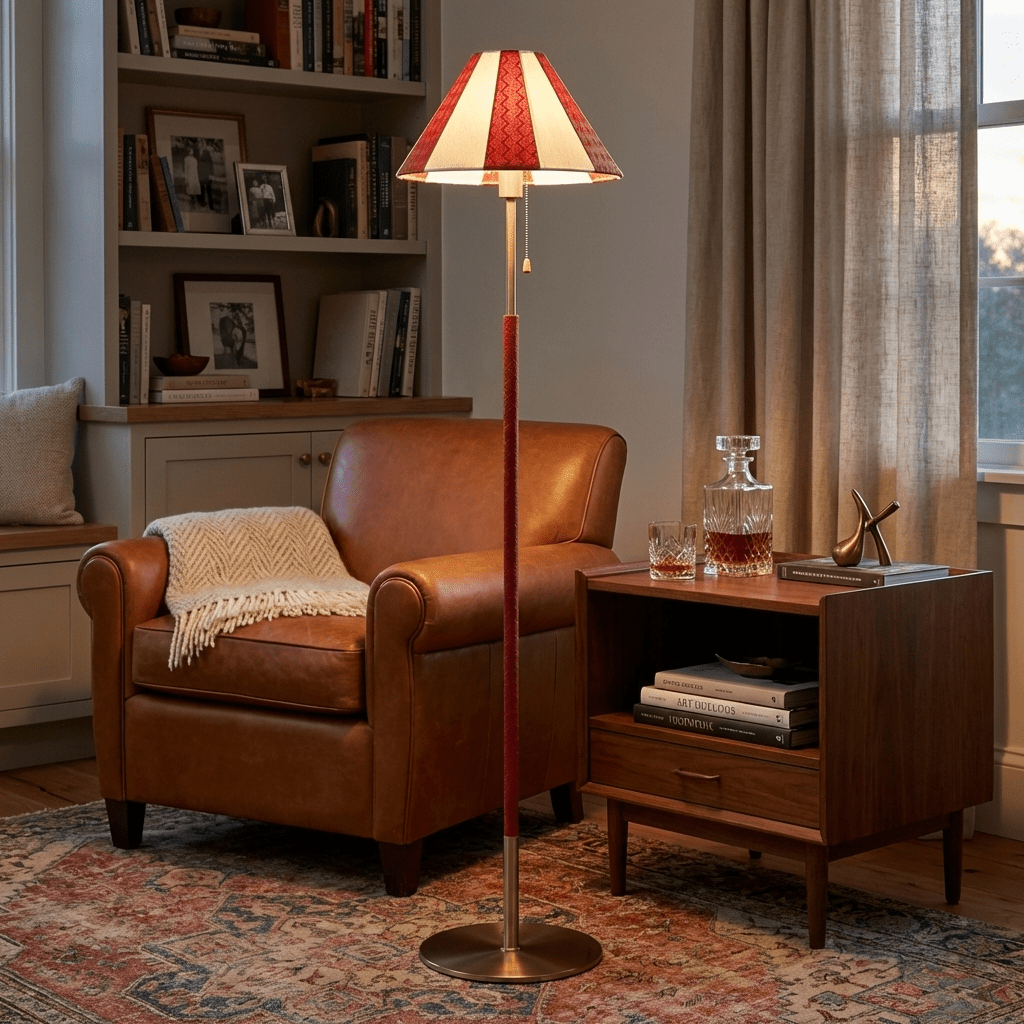 Avenoette Verona gestreepte vloerlamp