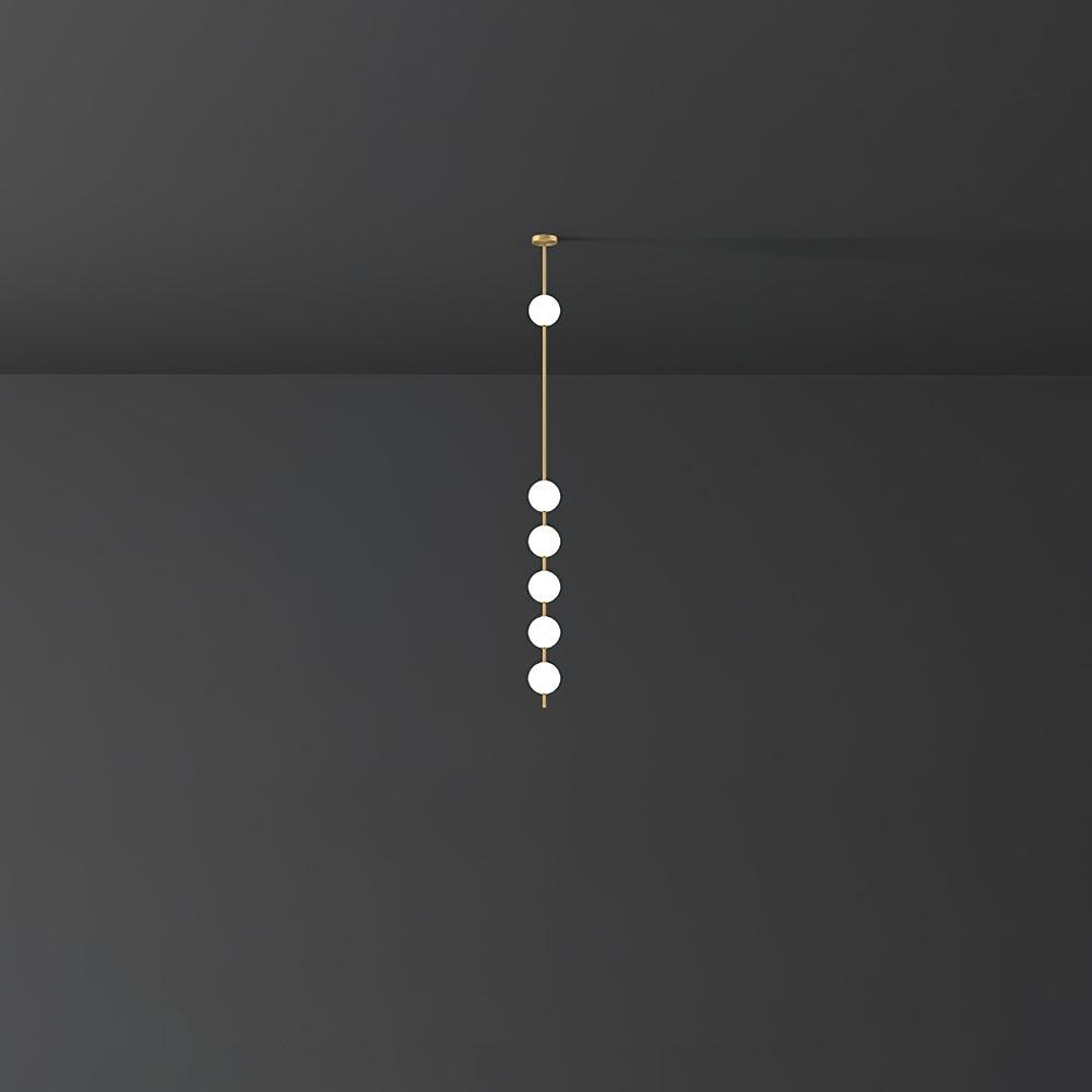 Valem Moderne hanglamp van messing