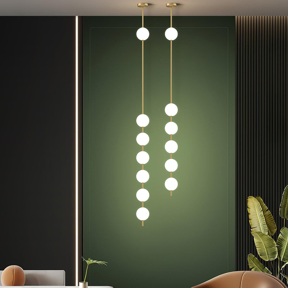 Valem Moderne hanglamp van messing