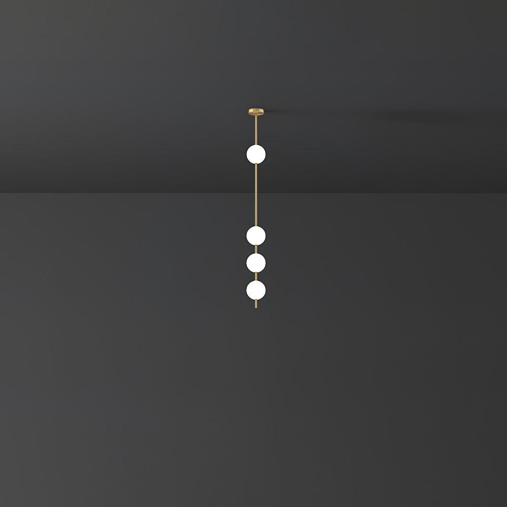 Valem Moderne hanglamp van messing