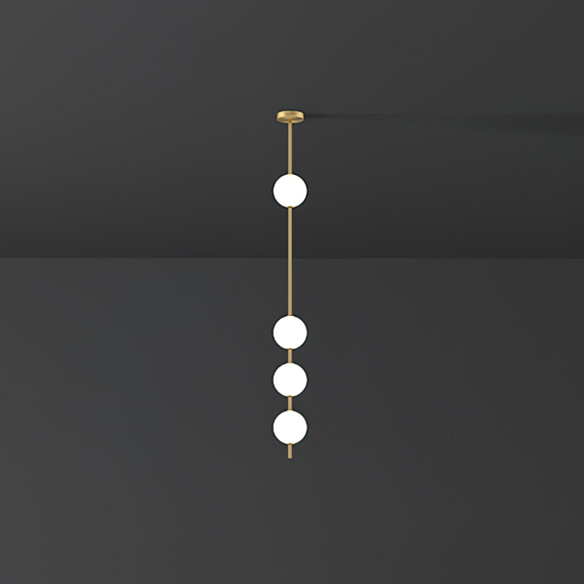 Valem Moderne hanglamp van messing