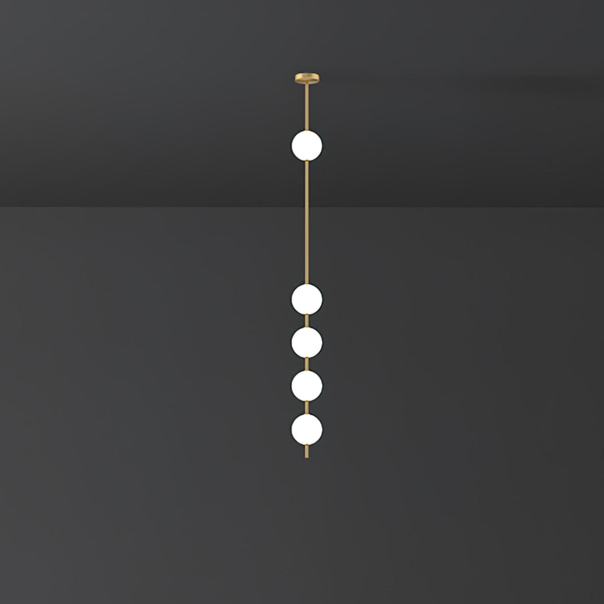 Valem Moderne hanglamp van messing