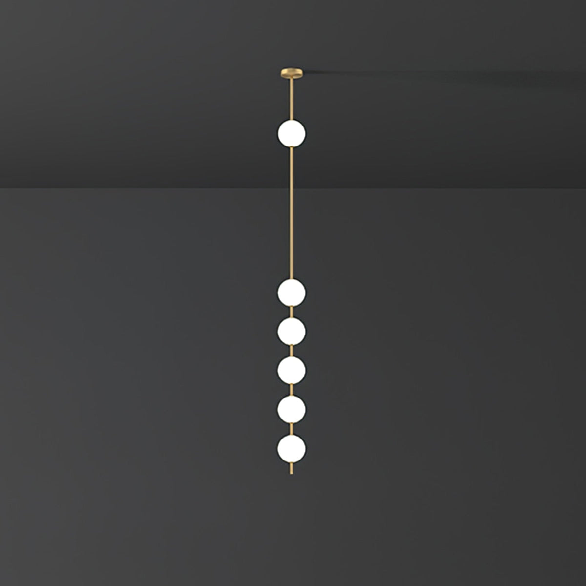 Valem Moderne hanglamp van messing
