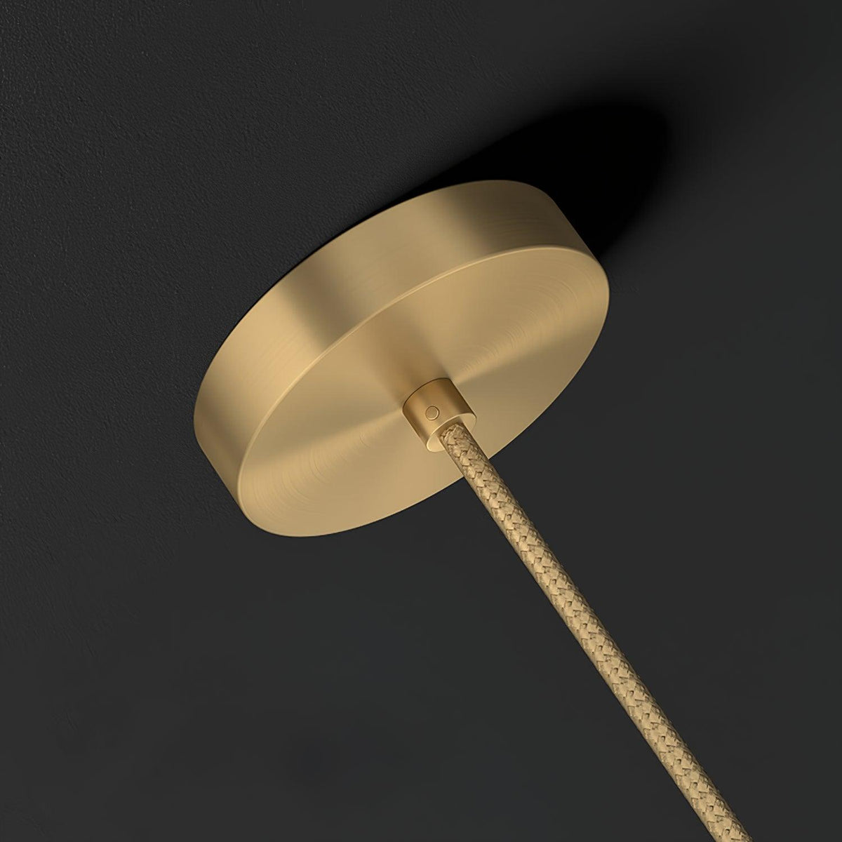 Velloran messing Kunststof hanglamp