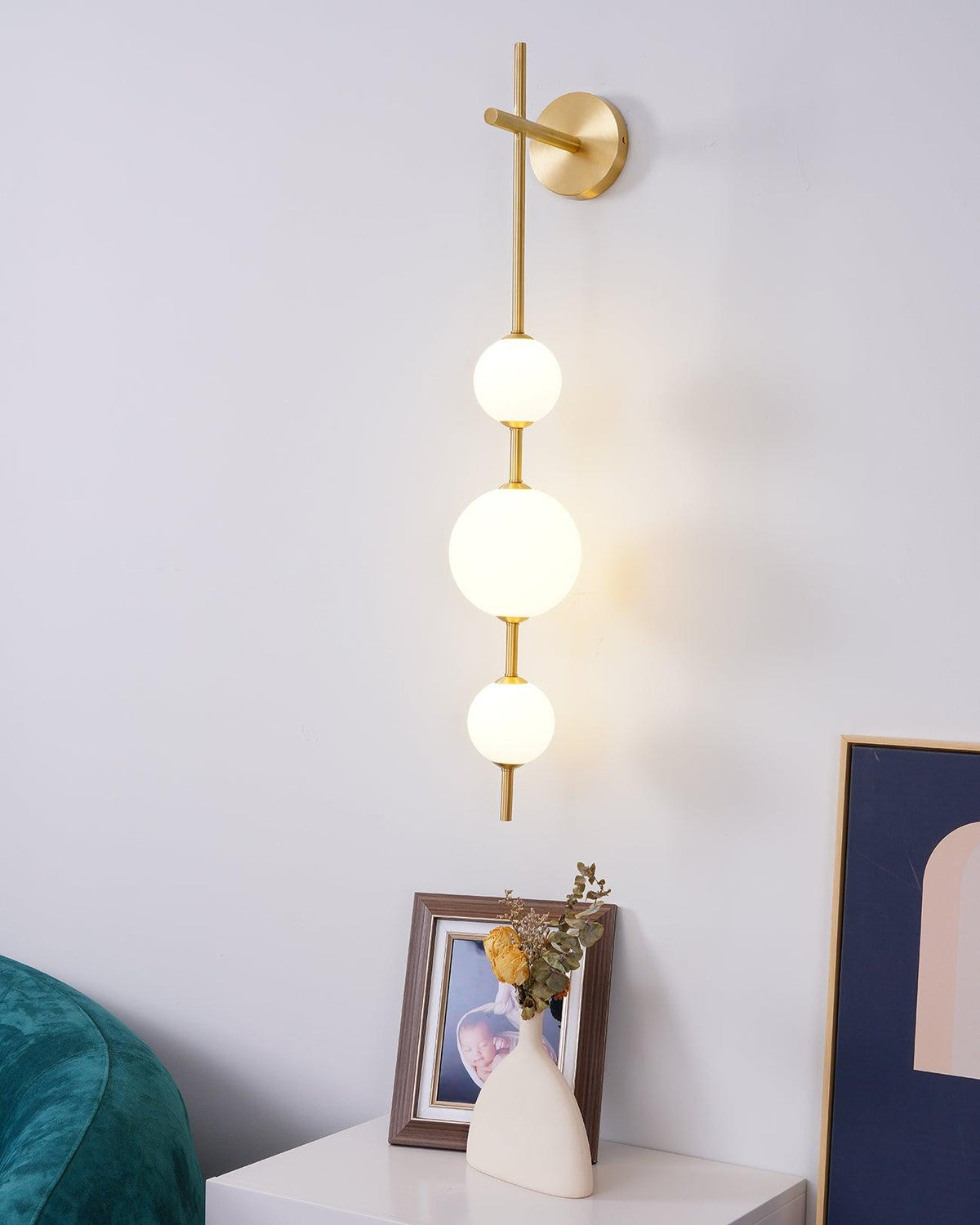 Miriiella wandlamp Verticale Bol Minimalistisch