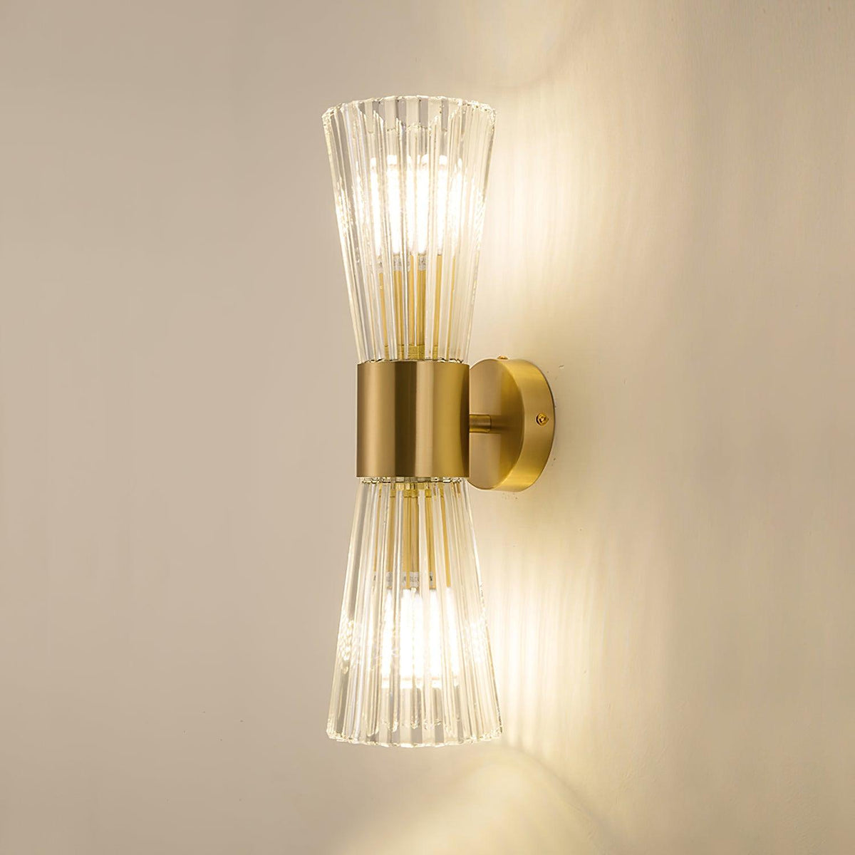 Cyrinenne kristallen artistieke wandlamp