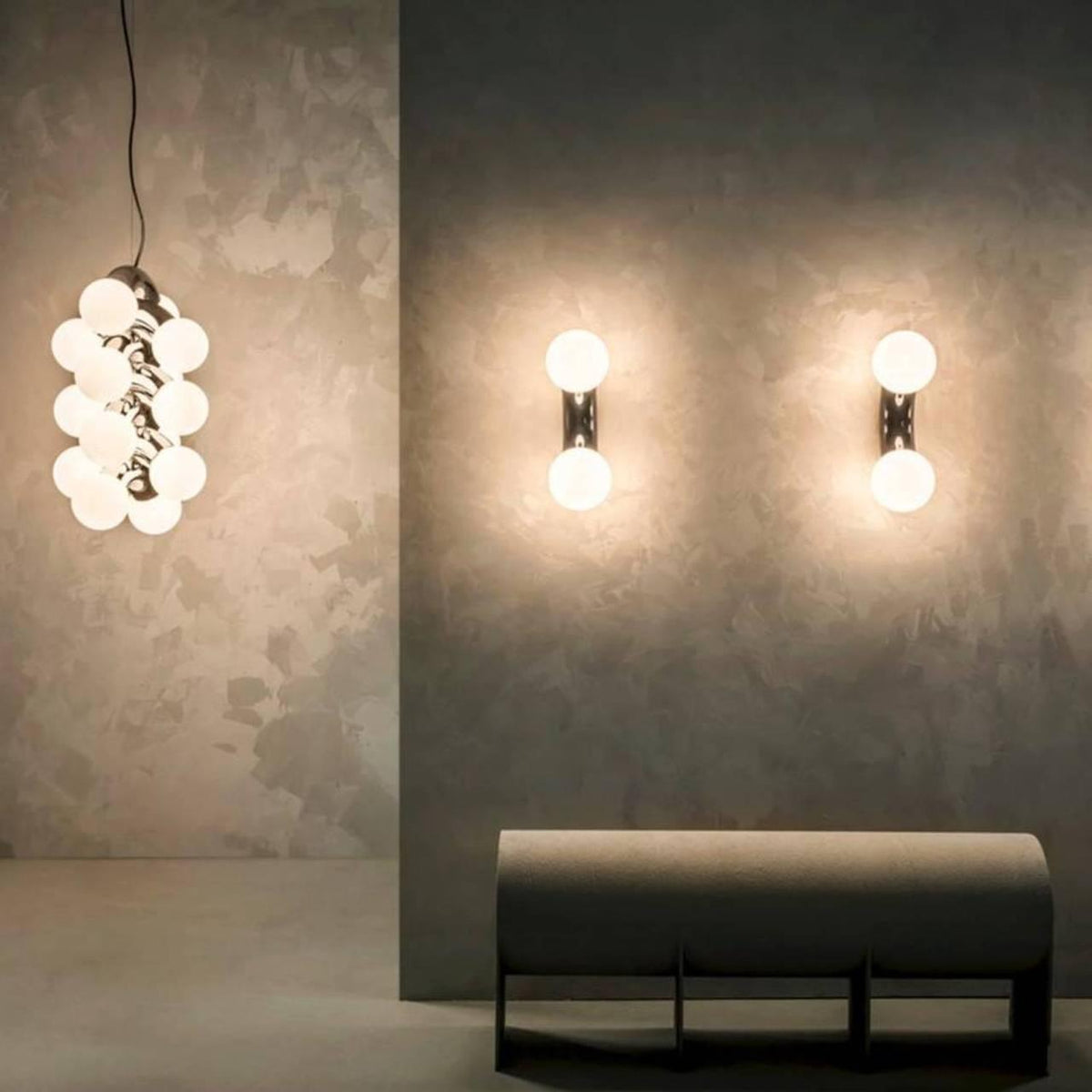 Vaelorn Premium Noordse kunst wandlamp van glas