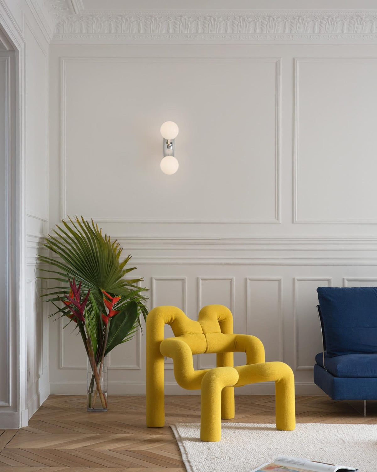 Vaelorn Premium Noordse kunst wandlamp van glas