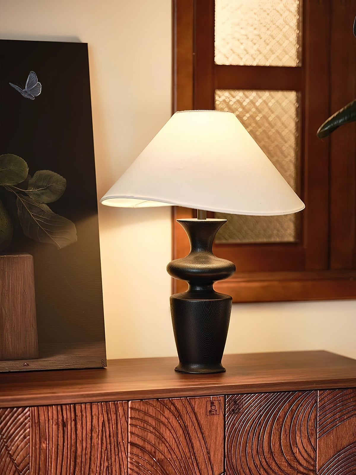 Sylaleria minimalistische tafellamp van hout