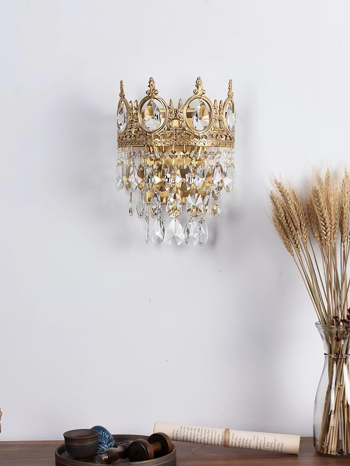 Ulliryra Vintage Kristallen wandlamp