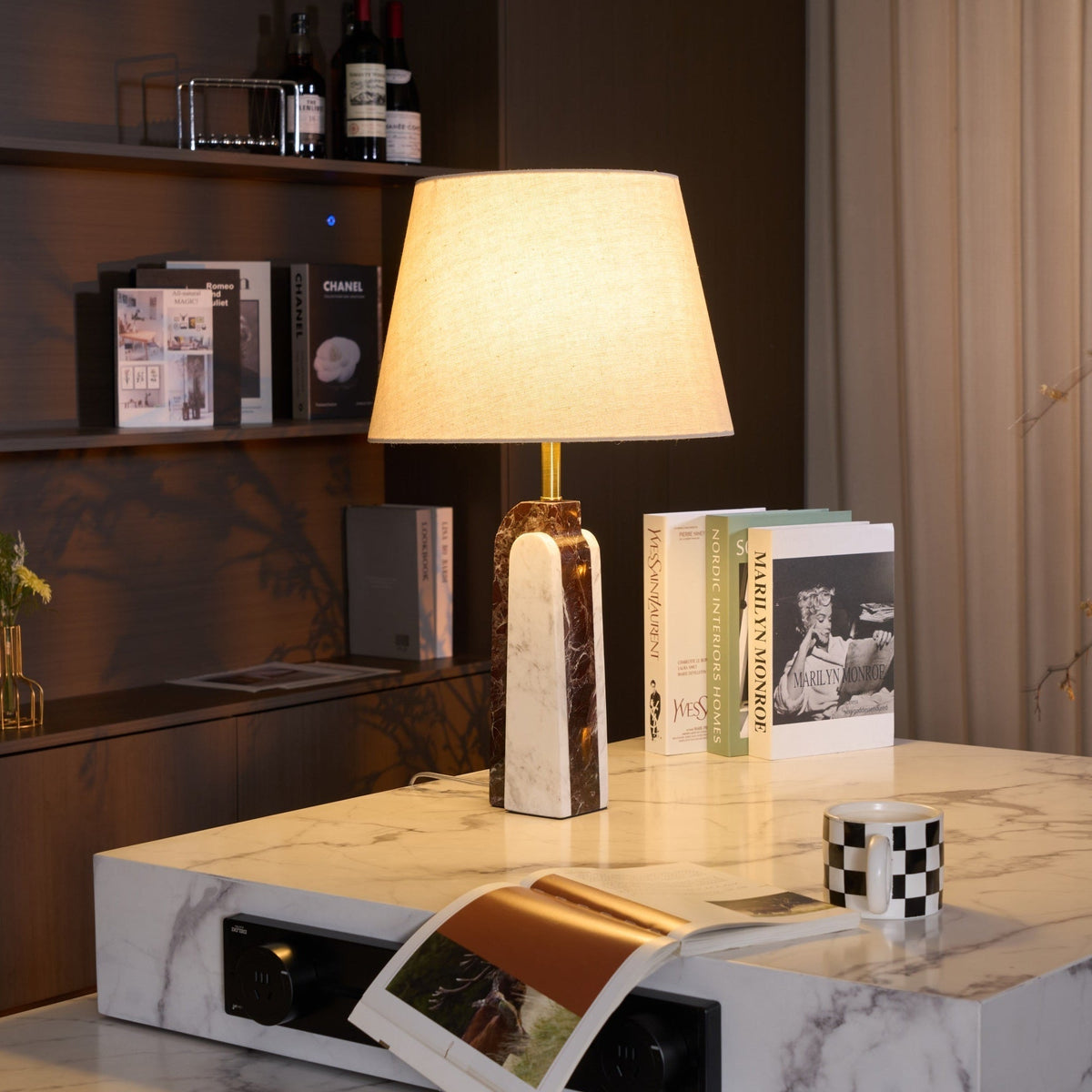 Jovix moderne tafellamp van marmer