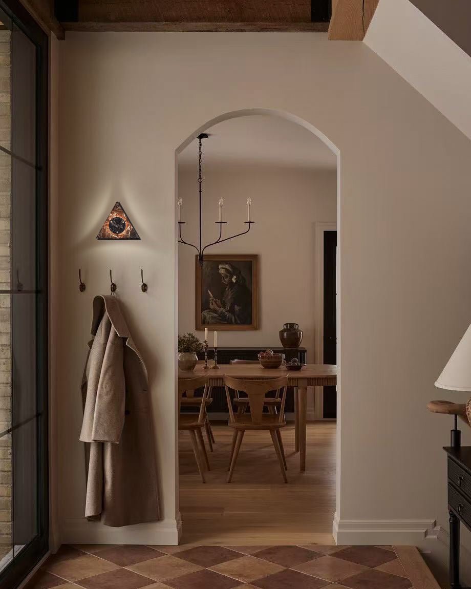Pyramid Rustic marmer wandlamp