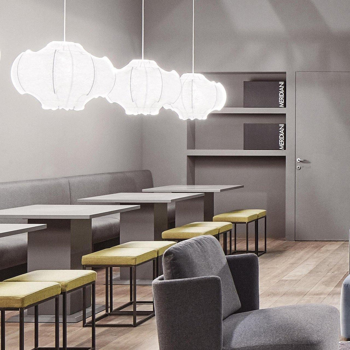 Lotus Minimalistische hanglamp van zijde