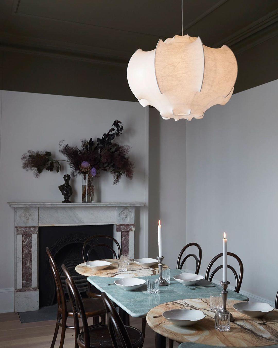 Lotus Minimalistische hanglamp van zijde