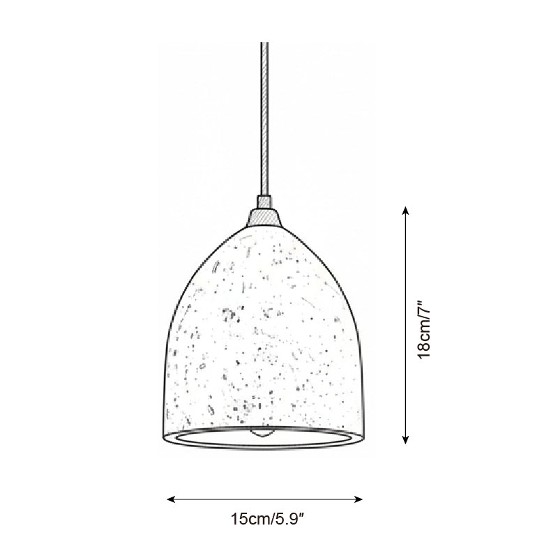 Clay hanglamp