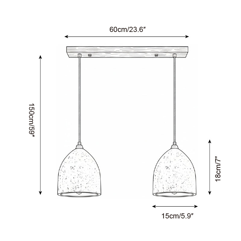 Clay hanglamp