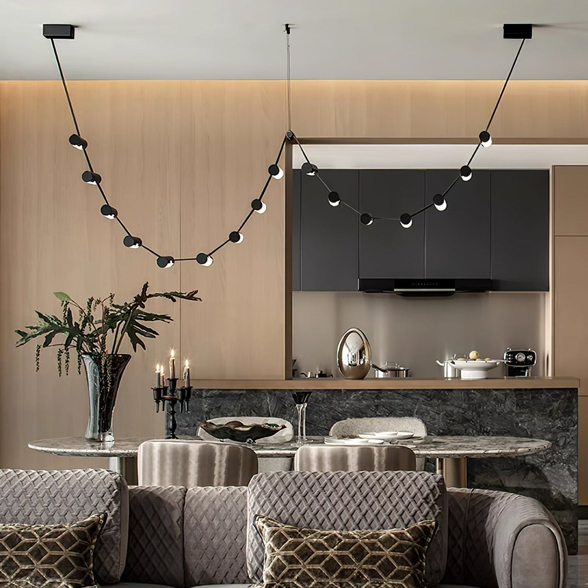 Flexura modulaire track hanglamp