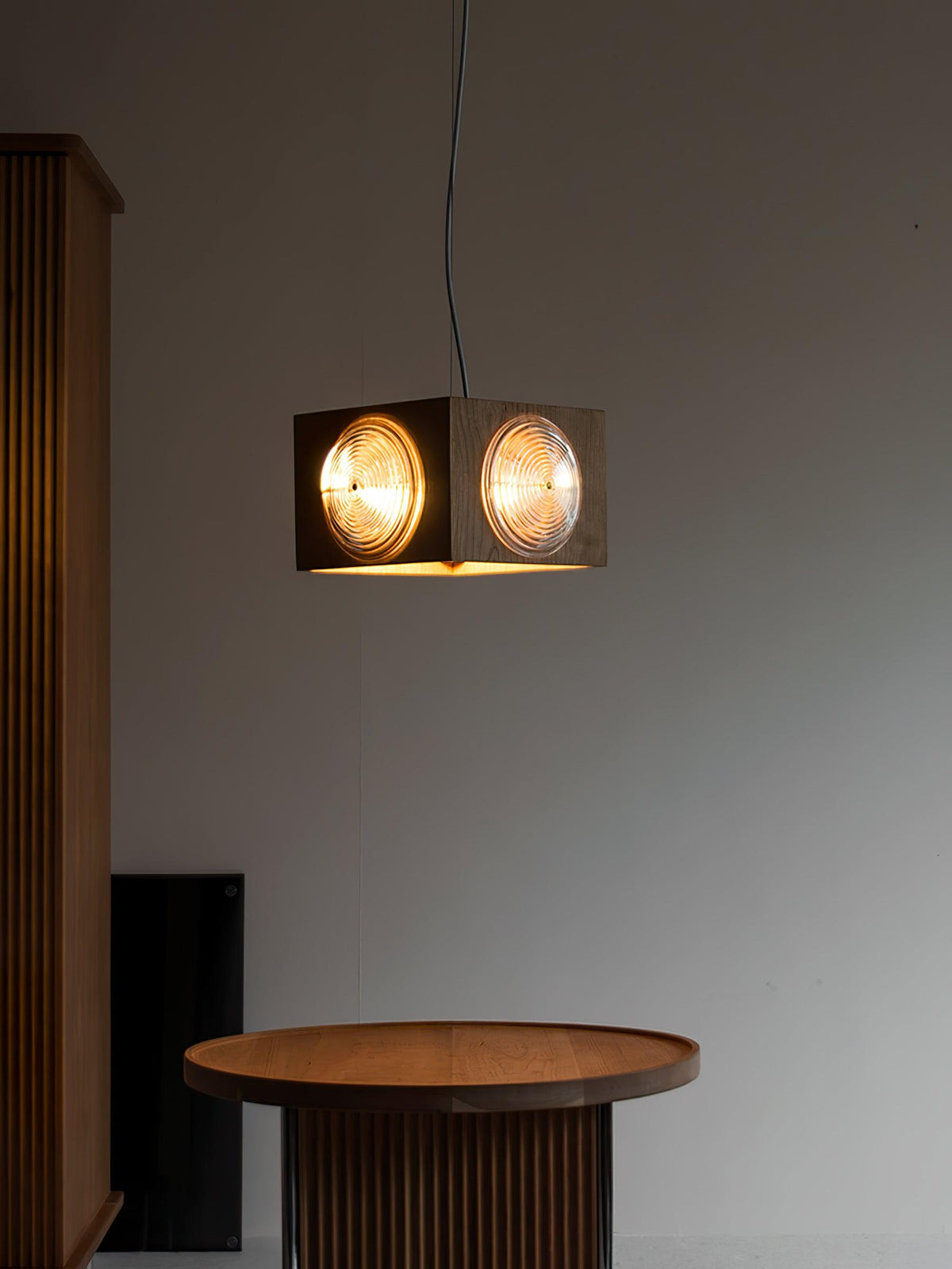 Allaeira Premium Noordse kunst houten hanglamp