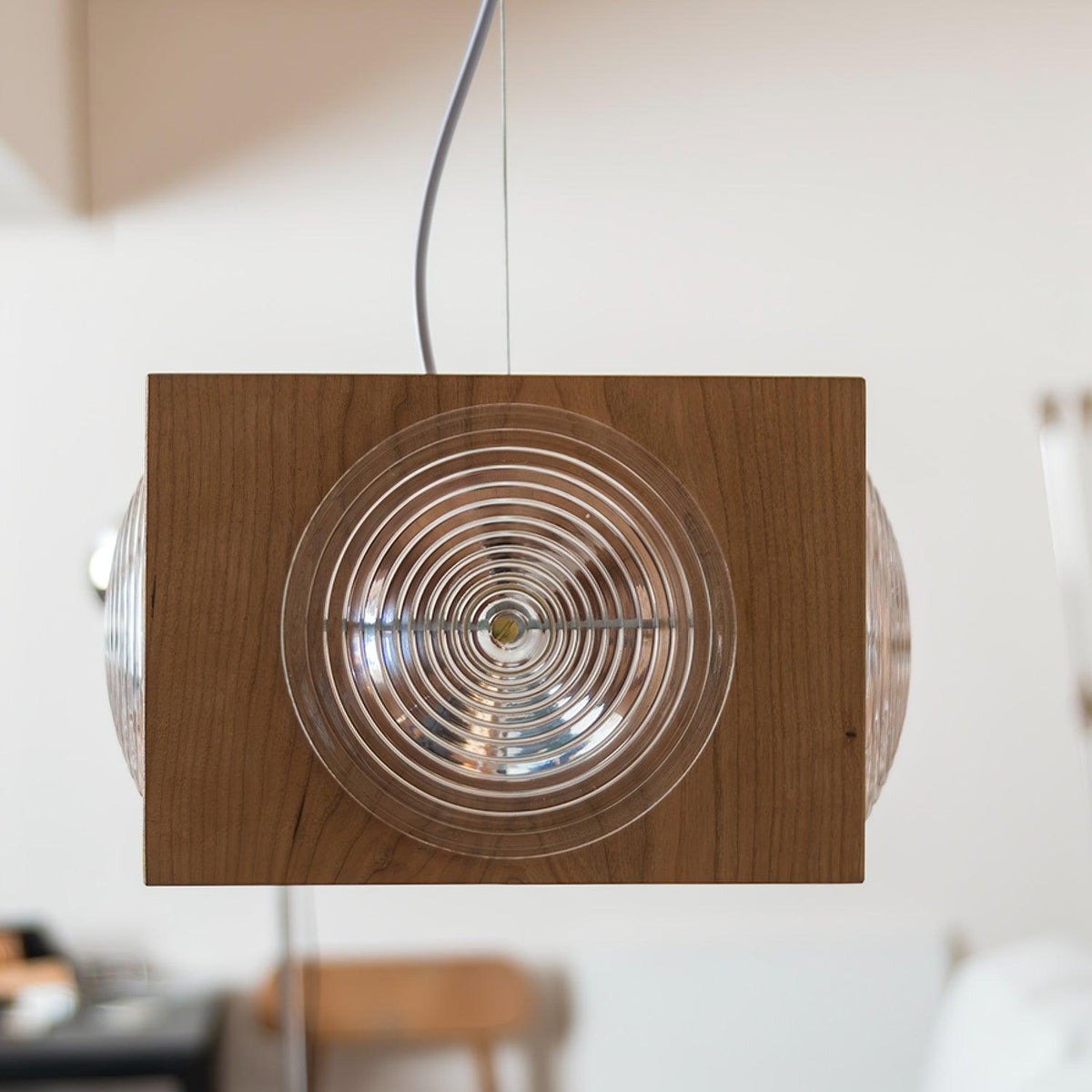Allaeira Premium Noordse kunst houten hanglamp
